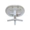 International Concepts 36 in. Solid Wood Round Top Pedestal Table with 12 in. Leaf - 30.1 in.High - Dining Height in White K08-36RXT-23B - alternate 5